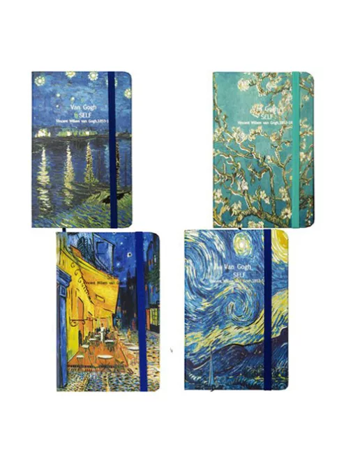 Centrum Jegyzetfüzet Centrum A/6 80 lapos vonalas kemény fedeles Van Gogh