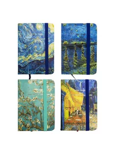   Centrum Jegyzetfüzet Centrum A/7 80 lapos vonalas kemény fedeles Van Gogh