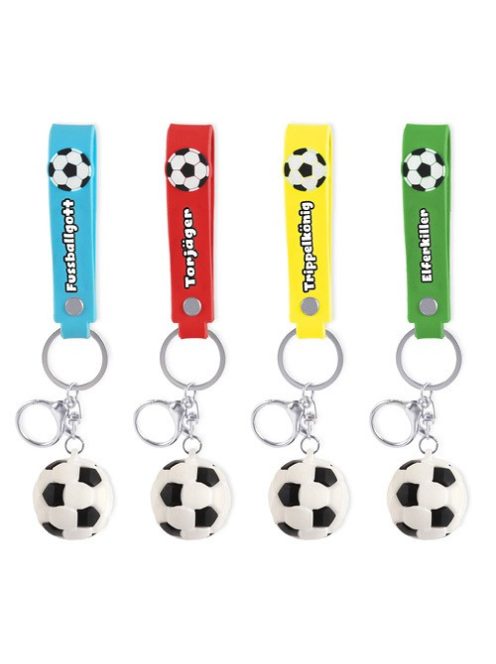 Trendhaus Kulcstartó Trendhaus TAKE ACTION focilabda akasztóval, 4 féle