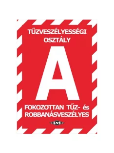   PD Office Információs tábla pd A/5 Tűzveszélyességi osztály A