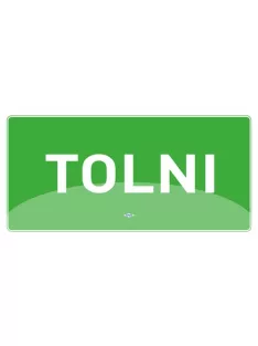 PD Office Információs matrica pd 10x20 cm Tolni zöld