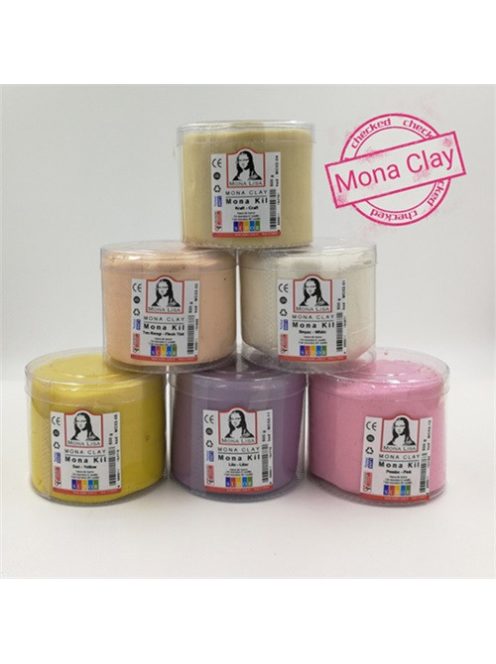 Mona Lisa Kreatív levegőn száradó gyurma Mona Clay 500g, fekete