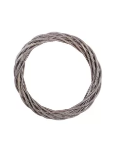 QX Fűzkoszorú 40 cm, szürke