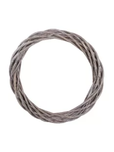 QX Fűzkoszorú 35 cm, szürke