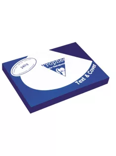   Clairefontaine Karton bőrhatású Clairefontaine Text and Cover A/4 240g sötétkék 100 ív/csomag