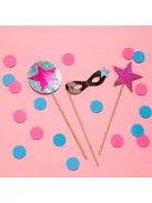 Clairefontaine Kreatív kartonpapír Clairefontaine A/4 280g glitteres 10 ív/csomag