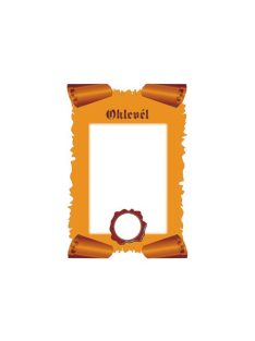 Pd School Oklevél pd A/4 álló címer nélküli I.