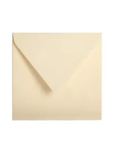   Clairefontaine Boríték Clairefontaine Pollen 14x14 cm enyvezett krém