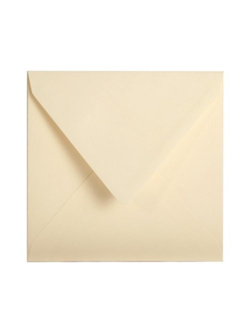 Clairefontaine Boríték Clairefontaine Pollen 14x14 cm enyvezett krém