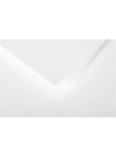   Clairefontaine Boríték Clairefontaine Pollen 9x14 cm irizáló fehér