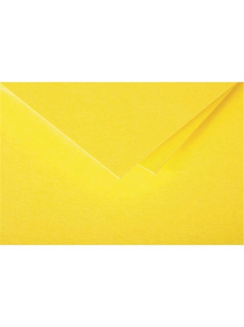 Clairefontaine Boríték Clairefontaine Pollen 9x14 cm szilikonos napsárga