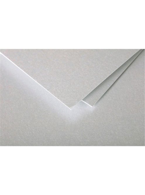 Clairefontaine Boríték Clairefontaine Pollen 9x14 cm szilikonos ezüst