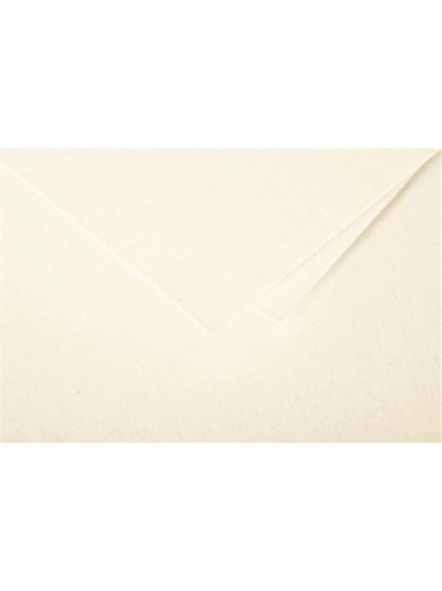 Clairefontaine Boríték Clairefontaine Pollen 16,5x16,5 cm enyvezett krémszínű