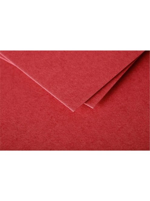 Clairefontaine Boríték Clairefontaine Pollen 16,5x16,5 cm enyvezett intenzív vörös