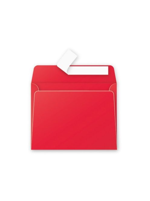 Clairefontaine Boríték Clairefontaine Pollen 9x14 cm szilikonos intenzív piros