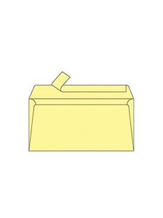   Clairefontaine Boríték Clairefontaine Pollen LA/4 szilikonos kanárisárga