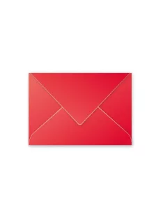   Clairefontaine Boríték Clairefontaine Pollen LC/5 enyvezett intenzív piros