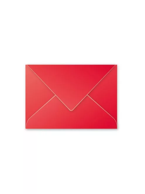 Clairefontaine Boríték Clairefontaine Pollen LC/5 enyvezett intenzív piros