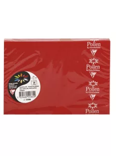   Clairefontaine Boríték Clairefontaine Pollen LC/6 szilikonos intenzív piros