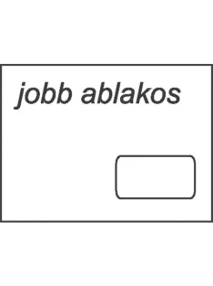 Noname Boríték LC/6 öntapadós 35x90 mm jobb ablakos