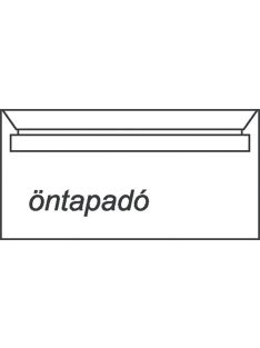 Noname Boríték LA/4 öntapadós bélésnyomott