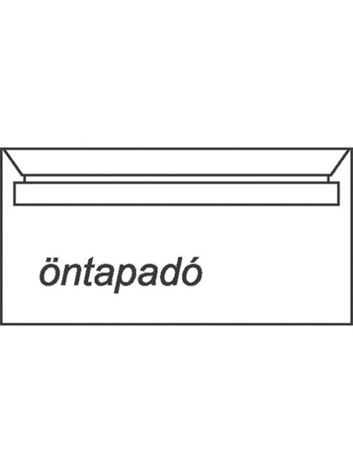 Noname Boríték LA/4 öntapadós bélésnyomott