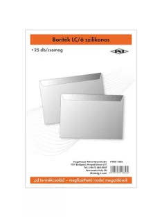   PD Office Boríték pd LC/6 szilikonos 114x162 mm 25 db/csomag