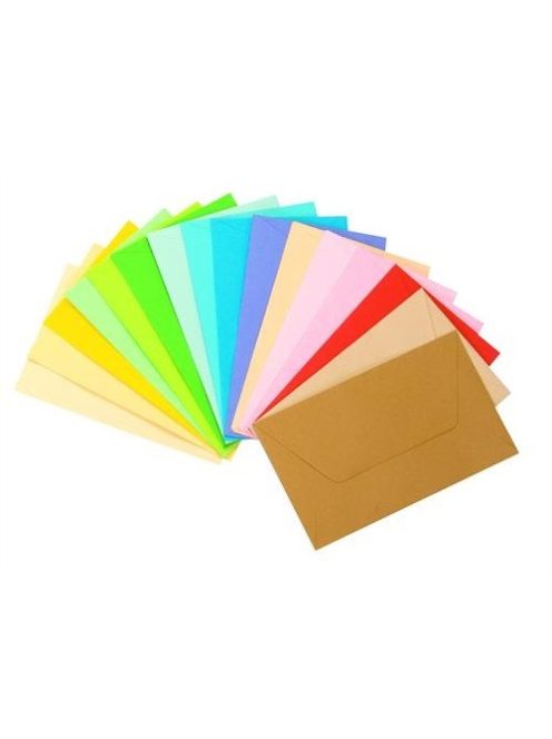 Noname Névjegyboríték 8x12 mm enyvezett színes