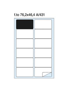   Pátria Egyéb Etikett címke Pátria 76.2x46.4 mm kerekített sarkú