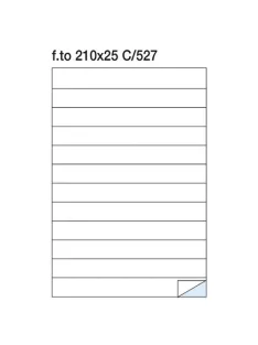   Pátria Egyéb Etikett címke Pátria 210x25 mm szegély nélküli