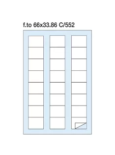   Pátria Egyéb Etikett címke Pátria 66x33.86 mm szegéllyel
