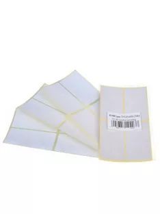 Noname Etikett címke 80x40 mm 60 db/csomag