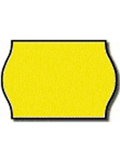 Noname Árazószalag 25x16 mm sárga