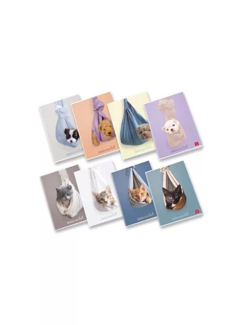 Pigna Füzet Pigna Dolci Cuccioli A/4 tűzött 42 lapos vonalas