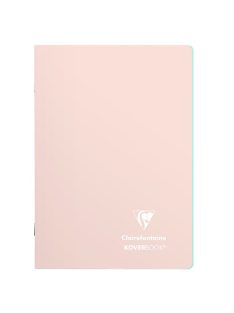   Clairefontaine Füzet Clairefontaine Koverbook Blush A/5 48 lapos PP borítású vonalas púderrózsaszín