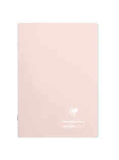   Clairefontaine Füzet Clairefontaine Koverbook Blush A/5 48 lapos PP borítású vonalas púderrózsaszín