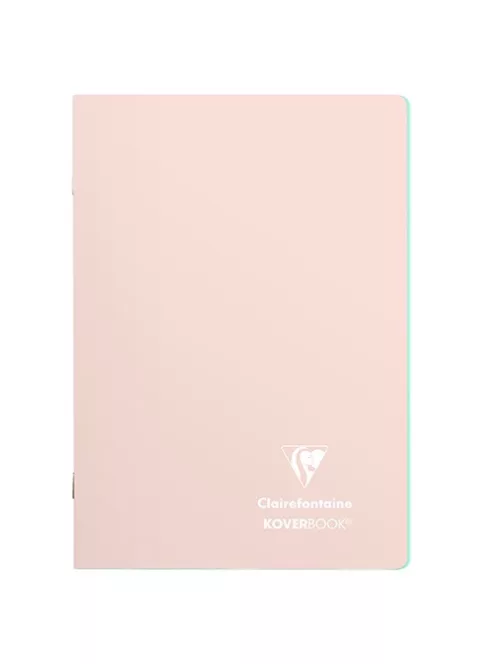 Clairefontaine Füzet Clairefontaine Koverbook Blush A/5 48 lapos PP borítású vonalas púderrózsaszín