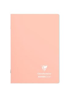   Clairefontaine Füzet Clairefontaine Koverbook Blush A/5 48 lapos PP borítású vonalas korall