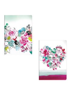   Clairefontaine Füzet Clairefontaine Blooming A/4 48 lapos, vonalas, margós, puha fedeles