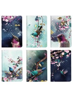   Clairefontaine Füzet Clairefontaine Sakura dream 7,5x12 cm, 24 lapos, sima, puha fedeles