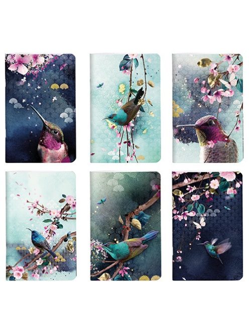 Clairefontaine Füzet Clairefontaine Sakura dream 7,5x12 cm, 24 lapos, sima, puha fedeles