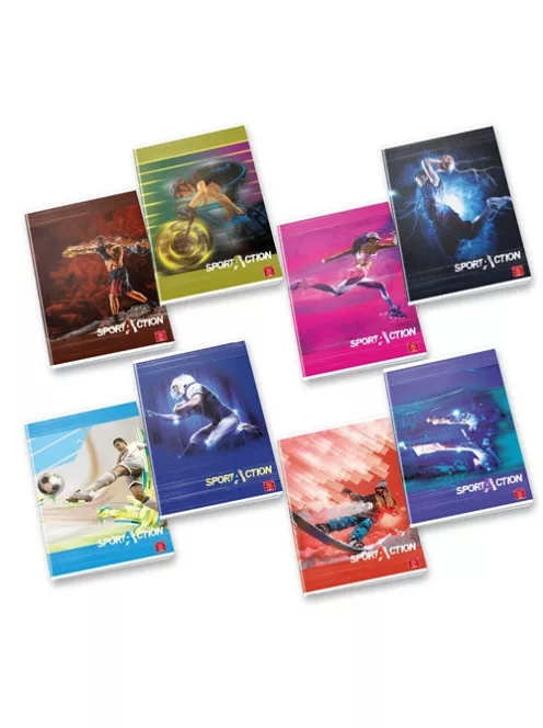 Pigna Füzet Pigna Sport Action A/4 tűzött 50 lapos kockás