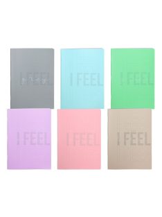   PLAY Füzet  Play "feel colors" A/4 tűzött 80 lapos kockás