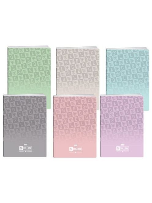 PLAY Füzet  Play "feel colors" A/4 tűzött 80 lapos vonalas