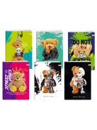 PLAY Füzet Play Teddy bears A/4 tűzött 40 lapos kockás