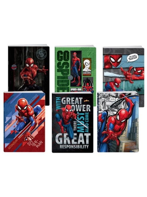 Statovac Füzet Bestbuy Spider-Man A/4 tűzött 50 lapos kockás