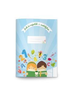   Pd School Füzet pd kisalakú Írok és rajzolok I. vonalas-sima 32 lapos zöld