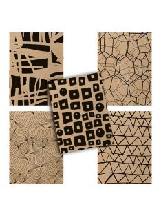   Pd School Füzet pd nagyalakú 40 lapos kockás ECO Woodland vegyes