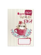 Pd School Füzet pd kisalakú 20-32 sima Monsters New