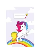 PD School Füzet pd kisalakú 32 lapos 27-32 kockás Colores